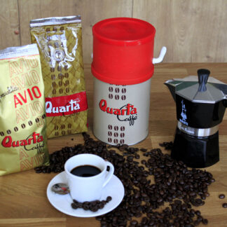 Bialetti Moka & Quarta Caffé - Espresso Starter Set